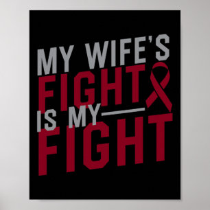 Póster La lucha de mi esposa es por la anemia falciforme