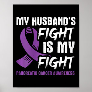 Póster La lucha de mi esposo es mi lucha contra el cáncer
