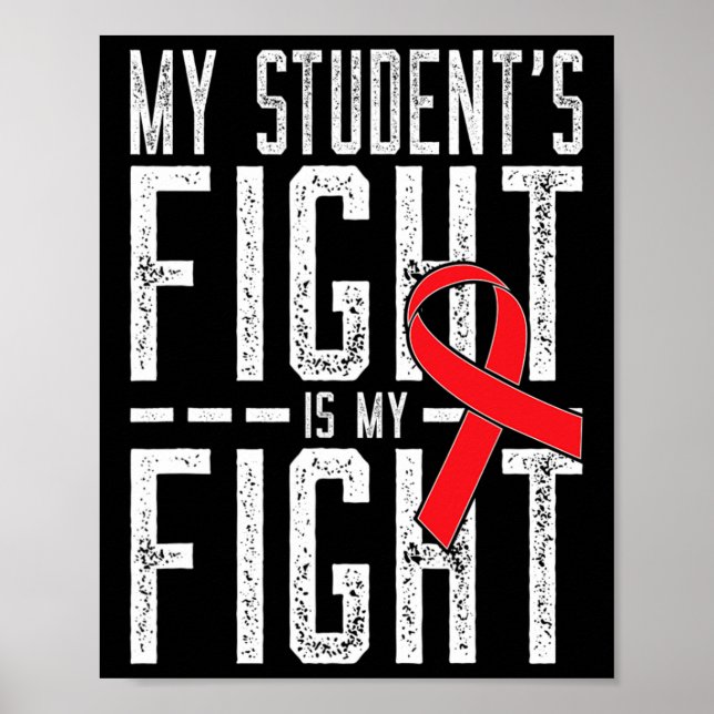 Póster La lucha de mi estudiante es mi lucha Conciencia d (Frente)