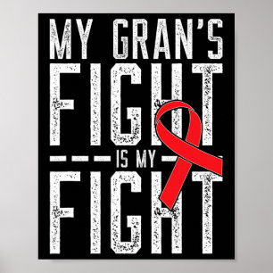 Póster La lucha de mi Gran es contra el cáncer de sangre