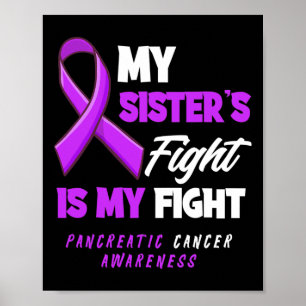 Póster La lucha de mi hermana contra el cáncer de páncrea