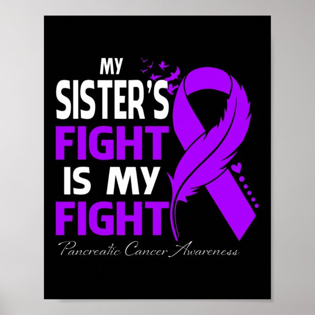 Póster La lucha de mi hermana contra el cáncer de páncrea (Frente)