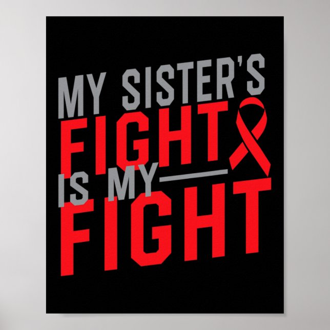 Póster La lucha de mi hermana es mi lucha Conciencia del  (Frente)