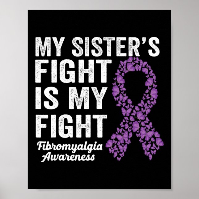 Póster La lucha de mi hermana es mi lucha contra la fibro (Frente)