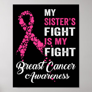 Póster La lucha de mi hermana es por el cáncer de mama