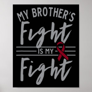 Póster La lucha de mi hermano es mi anemia falciforme