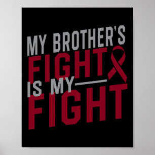 Póster La lucha de mi hermano es mi anemia falciforme