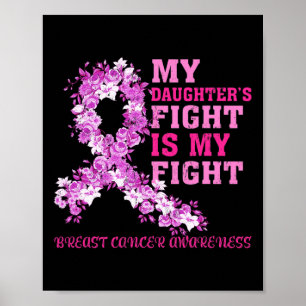 Póster La lucha de mi hija es contra el cáncer de mama