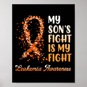 Póster La lucha de mi hijo es mi lucha contra la leucemia