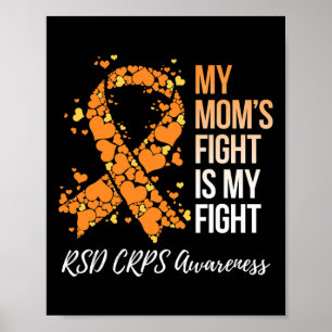 Póster La lucha de mi mamá es conciencia sobre Rsd Crps