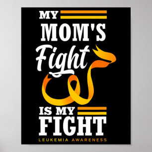 Póster La lucha de mi mamá es leucemia de mi hija