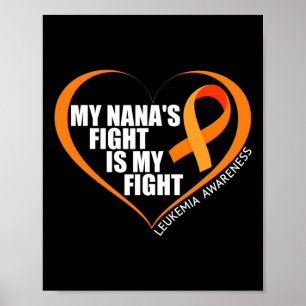 Póster La lucha de mi Nana es mi lucha contra la leucemia