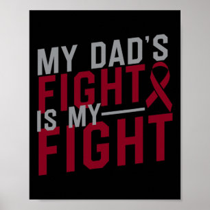 Póster La lucha de mi papá es la guerra de anemia falcifo