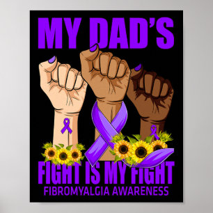 Póster La lucha de mi papá es mi lucha contra la fibromia