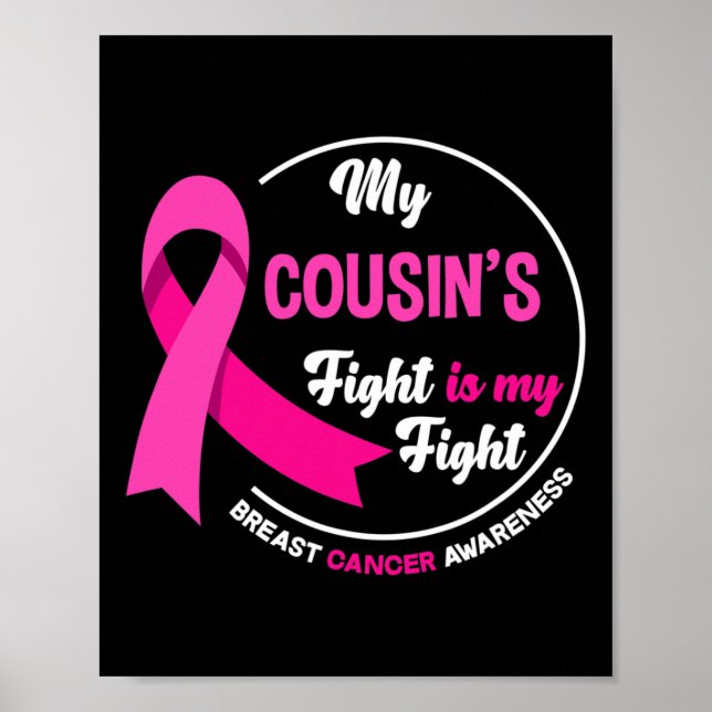 Póster La lucha de mi primo es el cáncer de mama de mi pr (Frente)