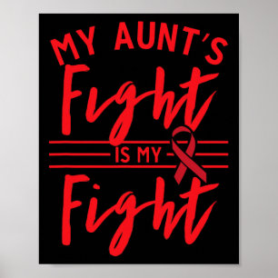 Póster La lucha de mi tía es mi lucha contra el cáncer de