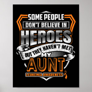 Póster La lucha de mi tía es mi lucha contra la leucemia