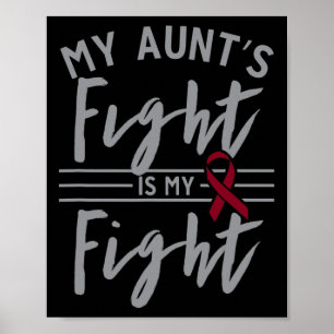 Póster La lucha de mi tía es por la anemia falciforme