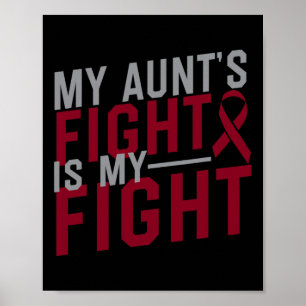Póster La lucha de mi tía es por la anemia falciforme