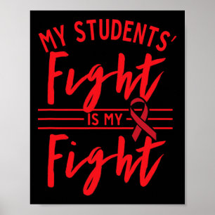 Póster La lucha de mis estudiantes es mi lucha Conciencia