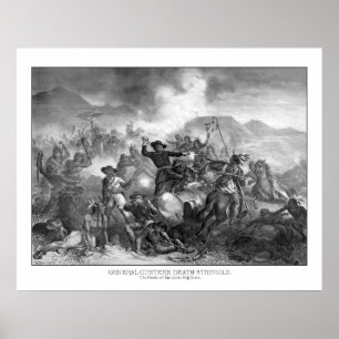 Póster La lucha de muerte del General Custer