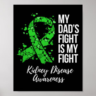 Póster La lucha de papá es la conciencia de mi enfermedad