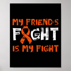 Póster La lucha de un amigo contra la leucemia por cáncer