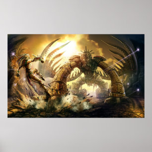 Póster La lucha del antiguo Golem