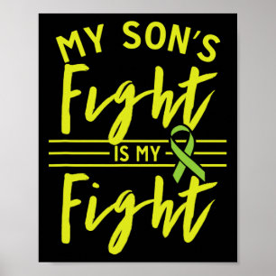 Póster La lucha del hijo es mi lucha contra la enfermedad