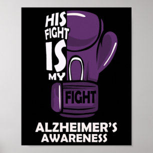Póster La lucha es el boxi de la conciencia de Alzheimerh