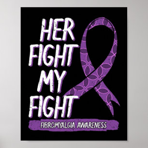 Póster La lucha es mi Fibromialgia saludable regalo dieté