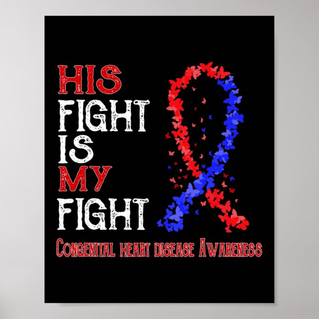 Póster La lucha es mi lucha contra la enfermedad congénit (Frente)
