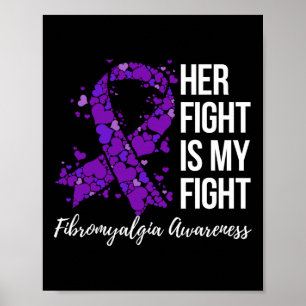 Póster La lucha es mi lucha contra la Fibromialgia Concie