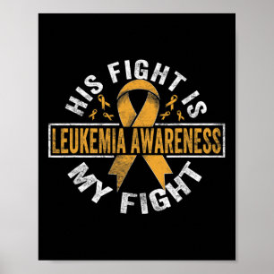 Póster La lucha es mi lucha contra la leucemia 4