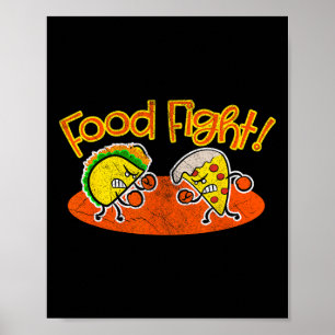 Póster La lucha por la comida - Funny Personalizado de Ta