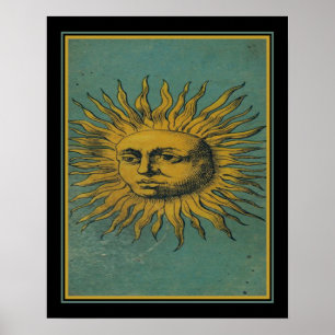 Póster "La Lumiere" Vintage Tarot