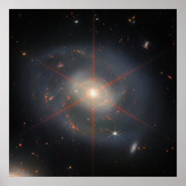 Póster La Luminosa Galaxia NGC 7469 | JWST