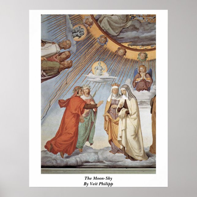 Póster La Luna-Cielo De Veit Philipp (Frente)