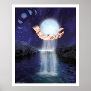 Póster La luna en sus manos