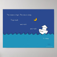 LA LUNA ES ALTA poster de Sandra Boynton