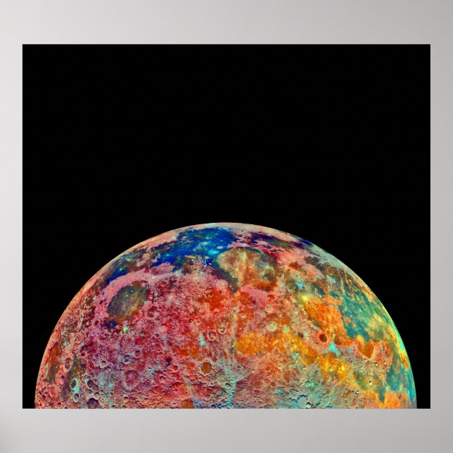 Póster La luna mineral (Frente)