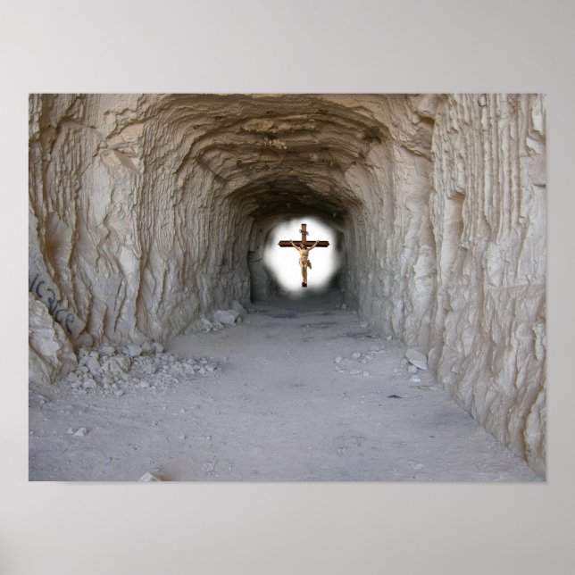 Póster La luz al final del túnel (Frente)