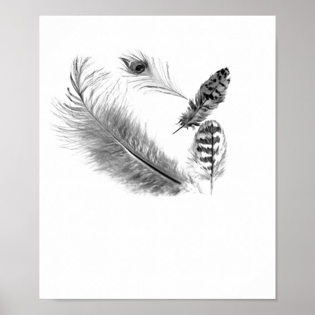 Póster La Luz Como Una Pluma (Frente)