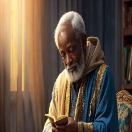 Póster La luz de la sabiduría entre las líneas del libro