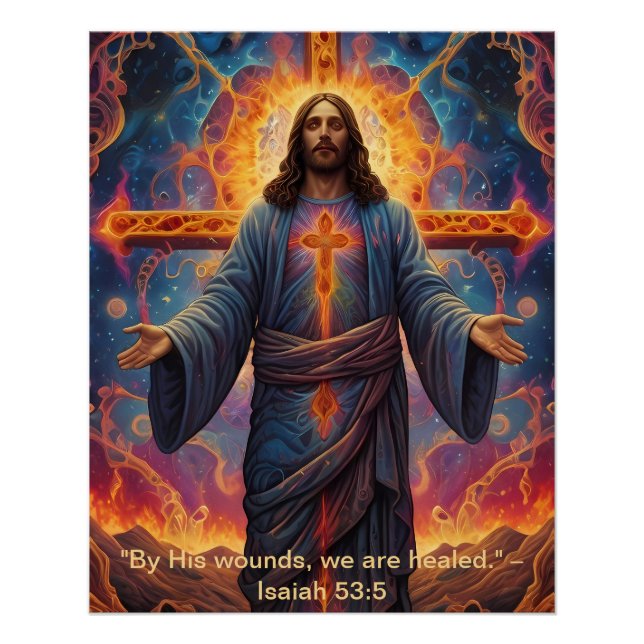 Póster La luz de la salvación (Anverso)