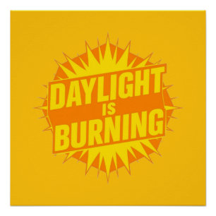 Póster La luz del día se está acabando