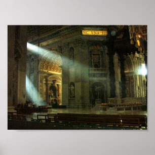 Póster La luz del sol en el Vaticano