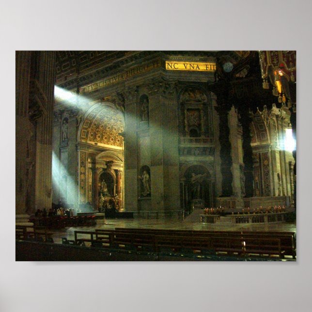 Póster La luz del sol en el Vaticano (Frente)