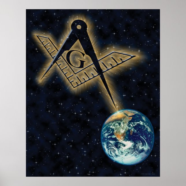 Póster La luz en el cielo (Frente)