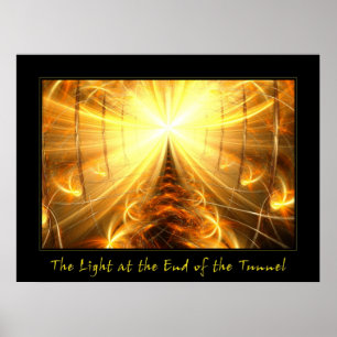 Póster La luz en el extremo del túnel